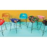 SELETTI Toiletpaper High Stool - Pink - Lipsticks