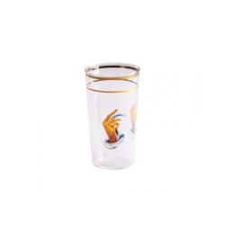 SELETTI Toiletpaper glass - hands with snakes