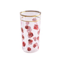 SELETTI Toiletpaper glass - roses