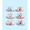 SELETTI Toiletpaper glass coffee set -lipsticks