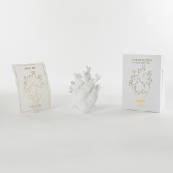 SELETTI Vase en porcelaine "Love In Bloom"