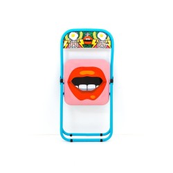 SELETTI Studio Job-Blow Folding chair  - Mouth