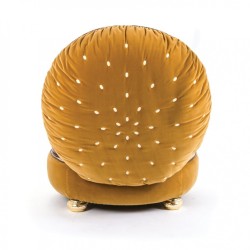 SELETTI Studio Job-Blow Hamburger sofa with Tomato and Gherkin