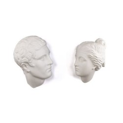 SELETTI Memorabilia Mvsevm porcelain head man - discobolo