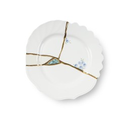 SELETTI Kintsugi Porcelain dessert plate n'3
