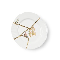 SELETTI Kintsugi Porcelain dessert plate n'1