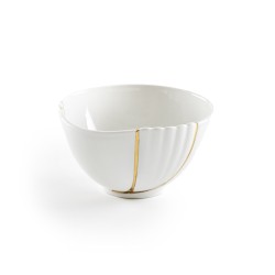 SELETTI Kintsugi Porcelain fruitbowl n'3