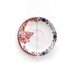 SELETTI Hybrid Porcelain tea cup + plate  - Zora