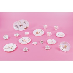 SELETTI Kintsugi Porcelain plate n'2