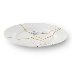 SELETTI Kintsugi Porcelain plate n'3