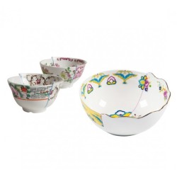SELETTI Hybrid Porcelain Fruit bowl - Olinda