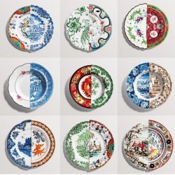 SELETTI Hybrid Porcelain Dessert plate - Valdrada