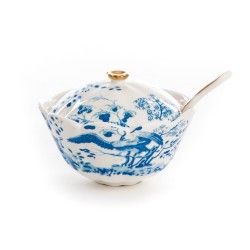 SELETTI Hybrid Porcelain Sugar Pot - Maurilia