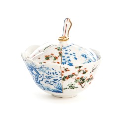 SELETTI Hybrid Porcelain Sugar Pot - Maurilia