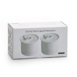 SELETTI Estetico Quotidiano set 1 salt cellar + 1 pepper cellar