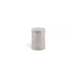 SELETTI Diesel-Alumarble metal box with lid - round