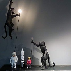 SELETTI The Monkey Lamp Hanging Left Hand - Outdoor