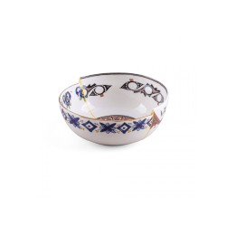 SELETTI Hybrid Porcelain Bowl - Tiwanaku