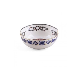 SELETTI Hybrid Porcelain Bowl - Tiwanaku