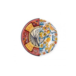 SELETTI Hybrid Porcelain Dessert plate - Huricanga