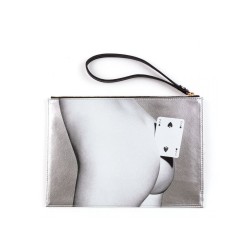 SELETTI Toiletpaper Pouch Bag - Two Of Spades