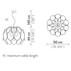 Slamp FLORA MEDIUM - SUSPENSION LAMP