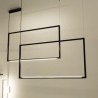 Nemo Spigolo Verticale lámpara de suspensión 3000K - Negro - Outlet