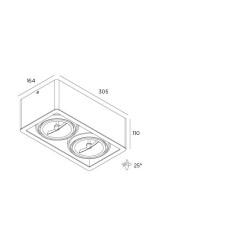 Trizo21 - R111 UP Spot White - Outlet
